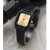 Pacific W110 leather watch strap - juodas/red - 22mm