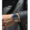 Pacific Dirželis oda W29 laikrodžiui - PREMIUM - juoda - 20mm