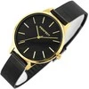 Pacific W36L leather watch strap - juodas - 18mm