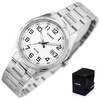 Pacific W71 leather watch strap - juodas/baltas - 14mm