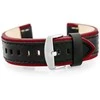 Pacific Odinis apyrankė W80 laikrodžiui, juoda/bordo, 24mm