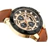 Pacific W80 ruda/juodas 20mm leather watch strap
