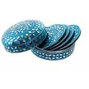 Padėklai DKD Home Decor Aliuminis Medžio MDF (3 pcs)