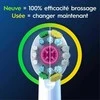 „Oral-B“ dantų šepetėlio galvutė ORAL-B BRAUN ŠEPETĖLIŲ GALVUTĖS EB18-8 WHITE3D
