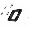 Compulocks Universal Invisible Mount Plate - Komponent montażowy (płyta montażowa uniwersalna) - do Notebook / Planšetė - juoda - montaż na stojaku