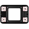 Compulocks Universal Invisible Mount Plate - Komponent montażowy (płyta montażowa uniwersalna) - do Notebook / Planšetė - juoda - montaż na stojaku