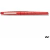 Papermate Flair, Raudona, Medium, Raudona, Vanduo-based ink, 1 mm, Metal