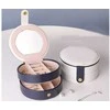 Casket jewellery organiser tray trunk