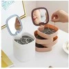 Casket cosmetics organiser jewellery mirror