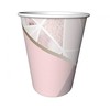 „Party Rose Chic“ rožiniai popieriniai puodeliai, 6 vnt., 240 ml