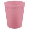 Pastelinės rožinės spalvos „Party“ mikro plastiko puodelis, 250 ml