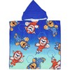 Paw Patrol Aqua paplūdimio rankšluostis pončas 60x120 cm (greitai džiūstantis)