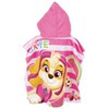 Paw Patrol arbūzinis paplūdimio rankšluostis pončas 55x110cm (greitai džiūstantis)