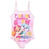 Paw Patrol Draugystės šviesiai rožinis vaikiškas maudymosi kostiumėlis, plaukimui 5 metai / 110 cm