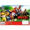 Paw Patrol gelbėjimo ratukai, A/4 formato spiralinis eskizų sąsiuvinis, 30 lapų