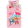 Paw Patrol geriausi šuniukų draugų vaikiškos patalynės komplektas 100√ó135cm, 40√ó60cm
