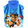 Paw Patrol Good Pups paplūdimio rankšluostis pončas 55x110 cm (greitai džiūstantis)