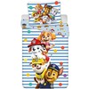 Paw Patrol Happy Stripes vaikiška patalynės komplektas 100√ó140cm, 40√ó45cm