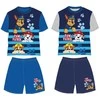 Paw Patrol Happy Stripes vaikiška trumpa pižama 2-6 metams