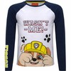 Paw Patrol juodi vaikiški ilgomis rankovėmis marškinėliai, viršinė 104 cm