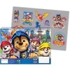 „Paw Patrol Knights“ spiralinė eskizų knygelė A/4 formatu su 40 lapų ir lipdukais