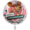 Paw Patrol Liberty Joyeux Anniversaire folijos balionas 43 cm