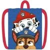 Paw Patrol mėlynas raišteliu užsegamas krepšys, kuprinė 33 cm