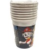 Paw Patrol mėlyni popieriniai puodeliai, 8 vnt., 200 ml, FSC