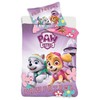 Paw Patrol mergaičių patalynės komplektas 140–200 cm, 63–63 cm mikropluošto