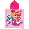 Paw Patrol paplūdimio rankšluostis pončas 55x110 cm (greitai džiūstantis)
