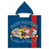 Paw Patrol paplūdimio rankšluostis pončas 55x110 cm (greitai džiūstantis)