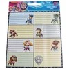 „Paw Patrol“ „Power Up“ užrašinės etiketės, 16 vnt.