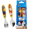 Paw Patrol Rescue Puppies metalinis ergonomiškas stalo įrankių rinkinys - 2 dalys