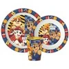 „Paw Patrol Rescue Puppies“ vakarienės rinkinys, mikroplastiko, su puodeliu 260 ml