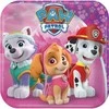 Paw Patrol rožinės popierinės lėkštės, 8 vnt., 18 cm