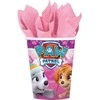 „Paw Patrol“ rožiniai popieriniai puodeliai, 8 vnt., 250 ml