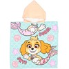 Paw Patrol Undinėlės paplūdimio rankšluostis Poncho 60x120 cm (greitai džiūstantis)