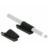 Mobilis PACK OF 10 ADHESIVE UNIVERSAL/STYLUS HOLDER - Juodas
