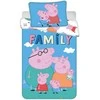 Peppa Pig Big Pig Family vaikiškos patalynės komplektas 100√ó135cm, 40√ó60cm