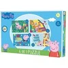 Peppa Pig dėlionė 4 viename