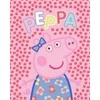 Peppa Pig Dots flanelės vilnos antklodė 130x160cm