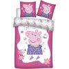 Peppa Pig Flowers vaikiška patalynės komplektas 100√ó135cm, 40√ó60cm