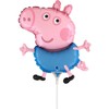 Peppa Pig George mini folijos balionas 35 cm (WP)