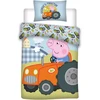 Peppa Pig George's Tractor vaikiška patalynės komplektas 100√ó135cm, 40√ó60cm