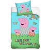 Peppa Pig juokinga patalynės komplektas 140–200 cm, 70 x 90 cm