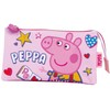 Peppa Pig knygelė su 3 skyriais pieštukų dėklas, 21 cm