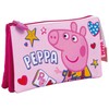Peppa Pig knygelė su 3 skyriais pieštukų dėklas, 21 cm