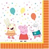Peppa Pig konfeti servetėlių rinkinys, 16 vnt., 33x33 cm