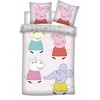 Peppa Pig Little Friends vaikiškas antklodės užvalkalas 100–135 cm, 40–60 cm