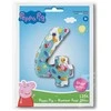 Peppa Pig mėlynas folijos balionas numeris 4 66 cm